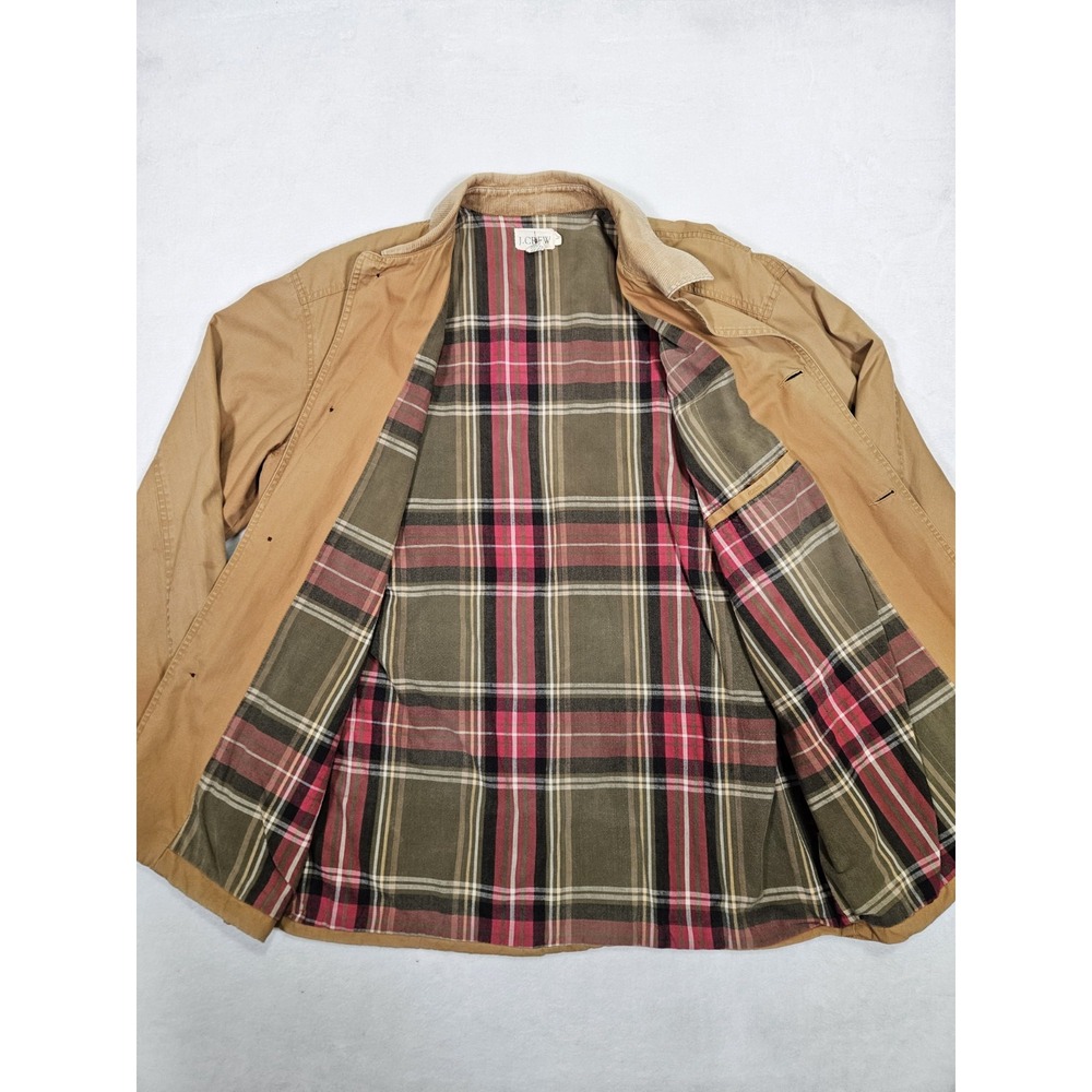 J. Crew Oarsman Corduroy Collar Barn Chore‎ Coat Men's Large Vintage Oversize - Picture 5 of 9